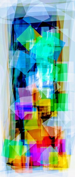 Digital Arts titled "Fenster" by Corinne Courlet, Original Artwork, Light Painting