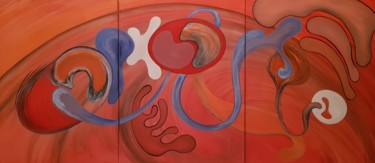 PHENOMENE Peinture intitulée "PHENOMENE" par François Lestrille, Œuvre d'art originale, Acrylique