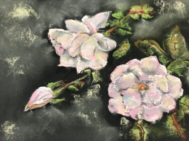 Painting titled "Floral" by Corinne Lanno, Original Artwork