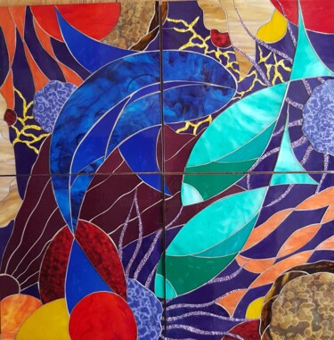 "IMMERSION" başlıklı Heykel Corinne Lelaumier tarafından, Orijinal sanat, Mozaik