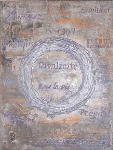 Peinture intitulée "Complicité" par Corinne Manera - Perrin, Œuvre d'art originale, Autre