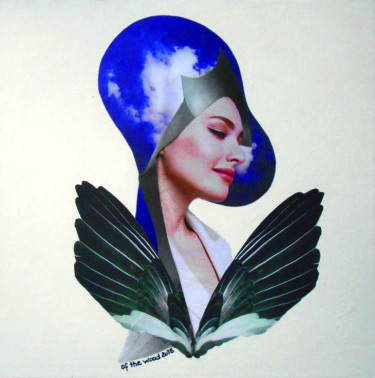 Collages intitulée "Miss dream" par Corinne Of The Wood, Œuvre d'art originale