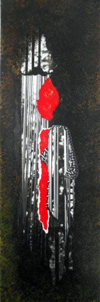 Collagen mit dem Titel "Alchimie" von Corinne Of The Wood, Original-Kunstwerk
