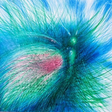 Drawing titled "Mariposa (Autoportr…" by Corinne'S Artcolorsimages, Original Artwork, Pencil