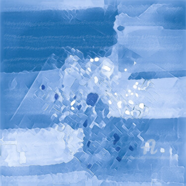 Digitale Kunst mit dem Titel "Antartica" von Corinne Sassi (Cjr sassi), Original-Kunstwerk, Digitale Collage