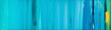 Painting titled "Field of blue - Cha…" by Cornelia Petrea, Original Artwork, Acrylic Mounted on Wood Stretcher frame