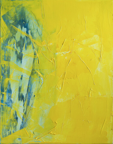 Картина под названием "Light Summer Rain |…" - Cornelia Petrea, Подлинное произведение искусства, Акрил Установлен на Деревя…