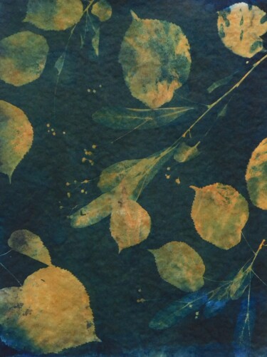 Incisioni, stampe intitolato "21 x 30_VEGETAL 18" da Cornelia Tersanszki, Opera d'arte originale, Light Painting Montato su…