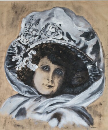 Pittura intitolato "HUILE SUR PAPIER KR…" da Jocelyne Cornet, Opera d'arte originale, Olio