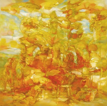 Pintura titulada "Autumnal" por Vitalie Coroban, Obra de arte original