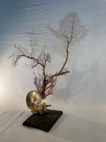 Скульптура под названием "SYLPHIDE" - Corol, Подлинное произведение искусства, Дерево
