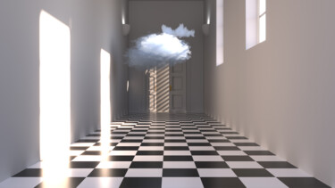 Arte digital titulada "Nuages" por Gilles Corona, Obra de arte original, Modelado 3D