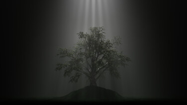 Digital Arts titled "L'arbre" by Gilles Corona, Original Artwork, 3D Modeling