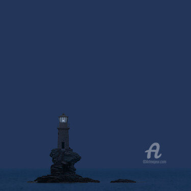 Fotografia zatytułowany „_Le phare” autorstwa Corpron, Oryginalna praca, Fotografia cyfrowa
