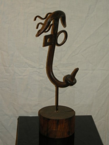 Sculpture intitulée "monocle impudique" par Philippe Affagard, Œuvre d'art originale, Métaux