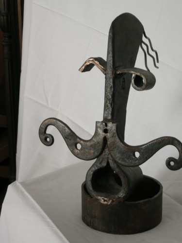 Sculpture intitulée "LA BRIGADE DU TIGRE" par Philippe Affagard, Œuvre d'art originale, Métaux
