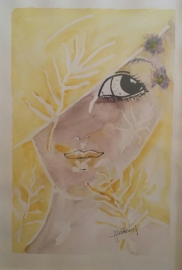 Painting titled "SERIE " ZEN " N° 178" by Françoise Lanfroy-Rancurel, Original Artwork, Watercolor