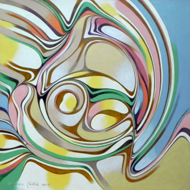 Картина под названием "Tension number 6" - Federico Cortese, Подлинное произведение искусства, Масло