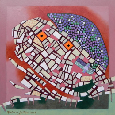 A journey to Italy, Acerenza Painting titled "A journey to Italy,…" by Federico Cortese, Original Art, Oil