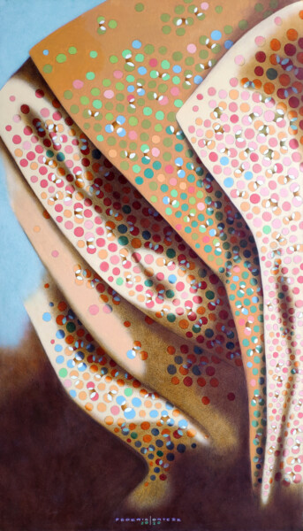 Malarstwo zatytułowany „Cromatica” autorstwa Federico Cortese, Oryginalna praca, Olej