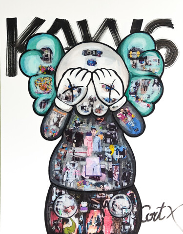 绘画 标题为“KAWS” 由Cortx, 原创艺术品, 丙烯