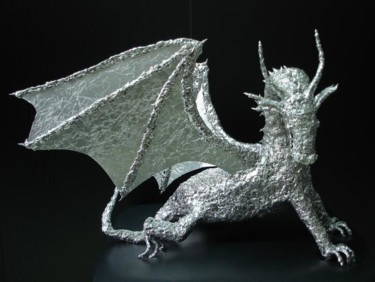 Sculpture titled "The dragon" by Marian Ene, Original Artwork