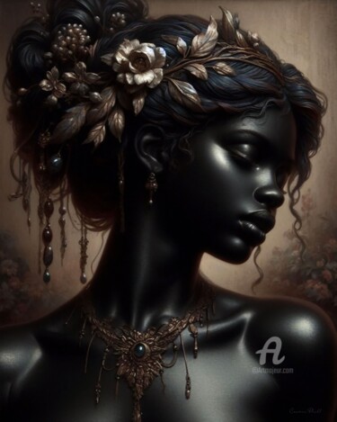 Digital Arts titled "Origins of Beauty -…" by Cosmicphil1, Original Artwork, Digital Painting