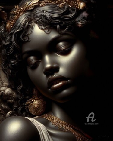 Arte digitale intitolato "Origins of Beauty -…" da Cosmicphil1, Opera d'arte originale, Pittura digitale