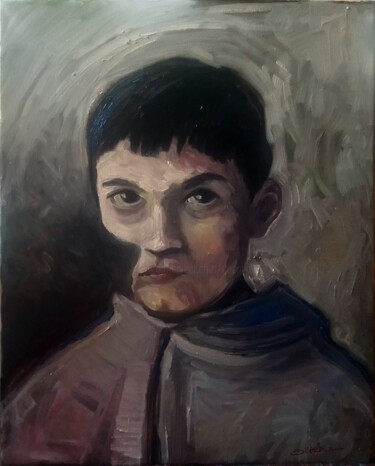 Painting titled "Missing memories" by Cosmin Tudor Sirbulescu, Original Artwork, Oil