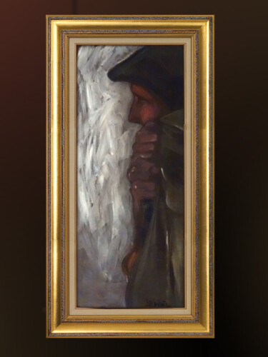 Peinture intitulée "old woman" par Cosmin Tudor Sirbulescu, Œuvre d'art originale, Huile