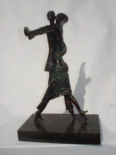 Скульптура под названием "Tango" - N.C.J. Stam, Подлинное произведение искусства