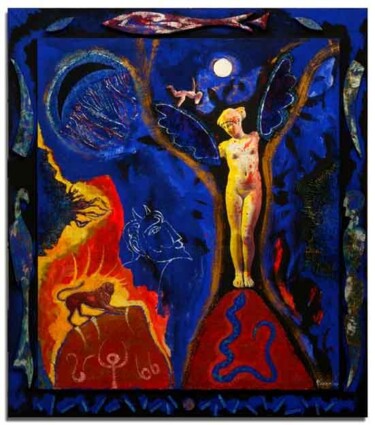 Pittura intitolato "Splendor of a corru…" da Costantino Canonico, Opera d'arte originale