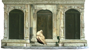 Painting titled ""DIVINE METAMORFOSI…" by Costantino Di Renzo, Original Artwork, Oil