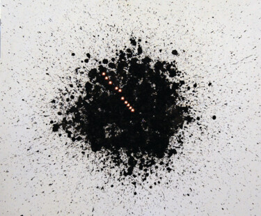 Scultura intitolato "“Explosion”" da Costis Triantafyllou, Opera d'arte originale, Metalli
