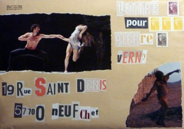 Collages intitulée "Danses" par Alain Cotten, Œuvre d'art originale