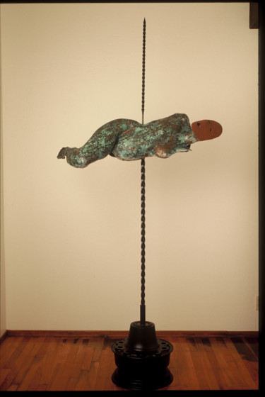 Escultura intitulada "carousel" por Suzanne Waters, Obras de arte originais, Argila