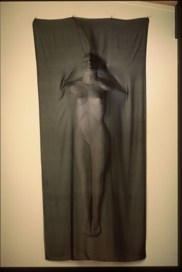 Скульптура под названием "denial, oh beautiful" - Suzanne Waters, Подлинное произведение искусства, Глина Установлен на Мета…