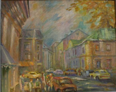 Pintura intitulada "Осень в Москве" por Svetlana Kupche, Obras de arte originais, Óleo