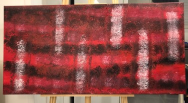 Painting titled "Rouge passion" by Valérie Coutret, Original Artwork