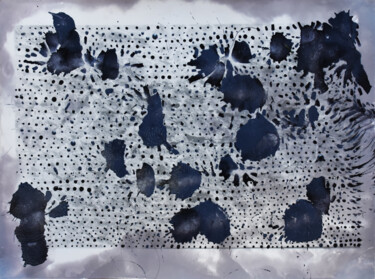 Pintura titulada "Agua" por Covadonga Castro, Obra de arte original, Oleo Montado en Otro panel rígido