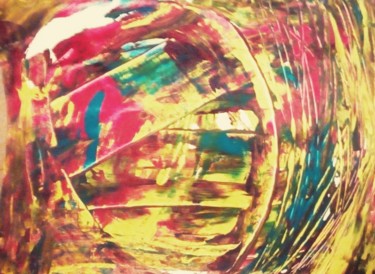 Pintura intitulada "Technicolor" por Coyote Shah, Obras de arte originais, Acrílico