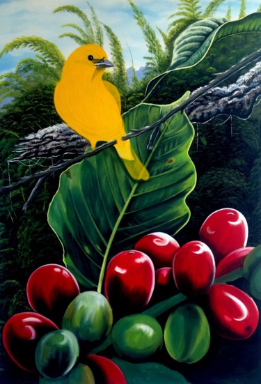 Painting titled "paisajes-de-mi-patr…" by Cpachon, Original Artwork, Oil