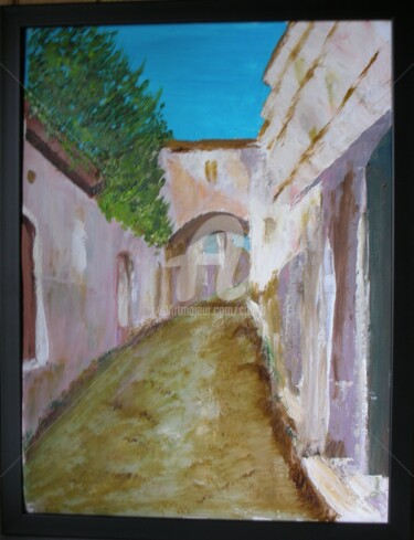 Pintura intitulada "Abruzzo - Caporcian…" por Colette Pennarun, Obras de arte originais, Óleo