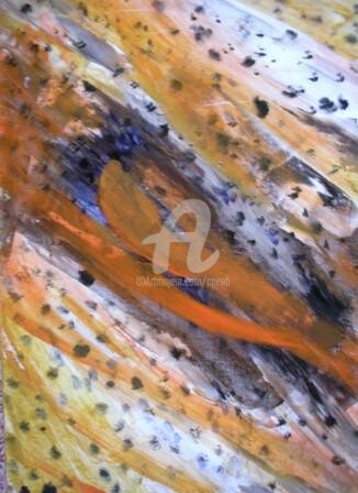 Painting titled "Marais salants en P…" by Colette Pennarun, Original Artwork