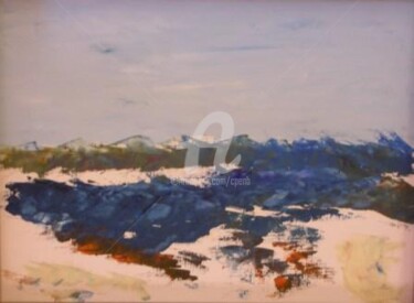 Pintura titulada "Les Dunes - 059" por Colette Pennarun, Obra de arte original