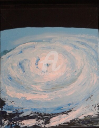 Peinture intitulée "Hurricane - 263.jpg" par Colette Pennarun, Œuvre d'art originale, Huile