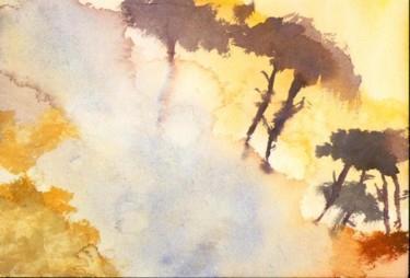 Peinture intitulée "paysage chinois" par Claire Paul, Œuvre d'art originale