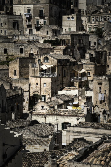 Fotografia intitolato "Matera-détail" da Carmen Lazarescu, Opera d'arte originale, Fotografia digitale