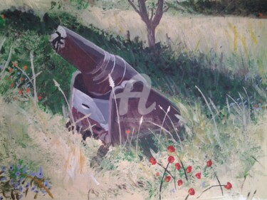 Painting titled "Finalist in Gallipo…" by Roachie - The Gallipoli Artist, Original Artwork, Acrylic