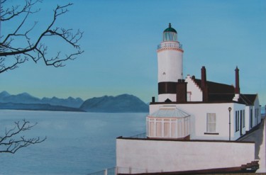 Painting titled "Cloch Lighthouse" by Craig Willms, Original Artwork